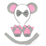 Animal Set - Mouse with Paw