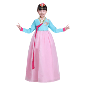 Traditional Korean Hanbok Girl
