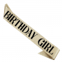 Birthday Sash Girl - Gold