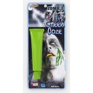 Zombie green ooze make up