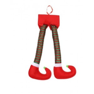 Elf Leg Hanging Christmas Deco
