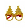X-MAS GOLD CHRISTMAS TREE GLASSES