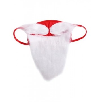 Face mask with Santa Beard and Moustache