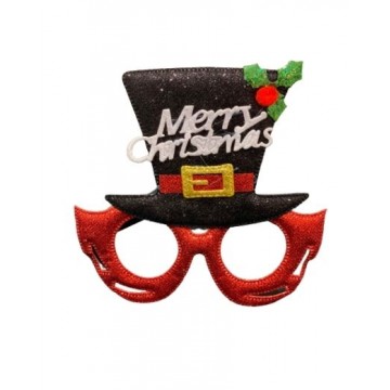 X-Mas Merry Christmas Hat Glasses