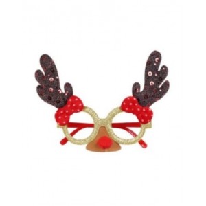 X-Mas SEQUIN REINDEER GLASSES
