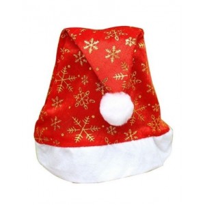 Christmas Snowflakes Santa Hat