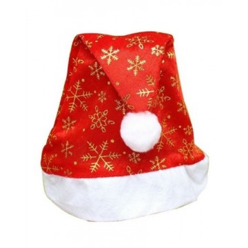 Christmas Snowflakes Santa Hat