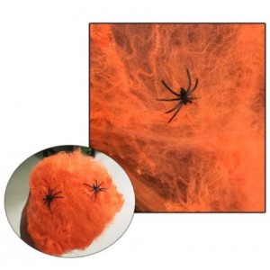 Stretchable Spider Web - Orange