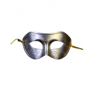 Swirly Colorful Eyemask (Silver/Gold)