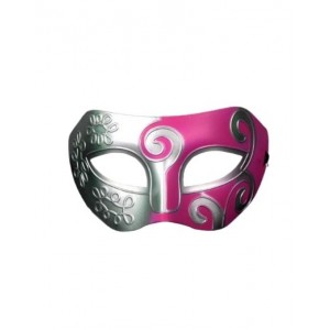 Swirly Colorful Eyemask (Silver/Pink)