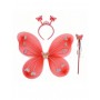 butterfly set wings - Red