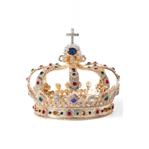 Royal Gold Jeweled Crown