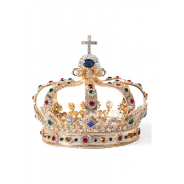 Royal Gold Jeweled Crown