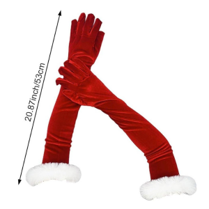 Gloves Santarina Velvet Holiday - 53cm