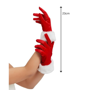 Gloves Santarina Velvet Holiday - 23cm