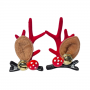 Hair Clip Reindeer Ear with Bells