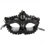 Victorian Sequin Mask - Black