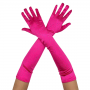 Long Gloves Crystals Opera 55cm - Pink