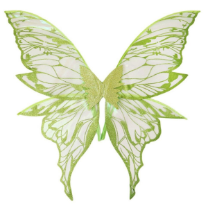 Wings Butterfly Glitter - Light Green