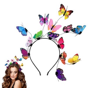 Butterfly Enchanted Garden LED Headpiece - Colorful