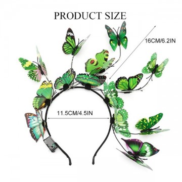 Butterfly Enchanted Garden LED Headpiece - Yellow