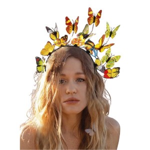 Butterfly Enchanted Garden LED Headpiece - Green
