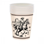 Birthday Party Vintage Western Cowboy Paper Cup 10pcs