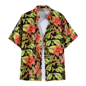 Hawaiian Shirt - Tropical Night Aloha