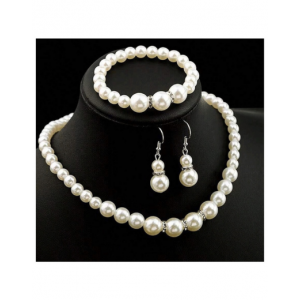Jordan Baker Vintage Styled Pearl Jewellery - Silver