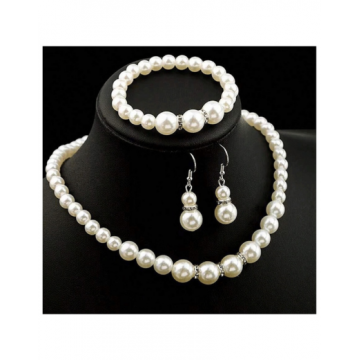 Jordan Baker Vintage Styled Pearl Jewellery - Silver
