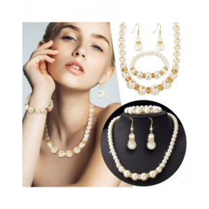 Jordan Baker Vintage Styled Pearl Jewellery - Gold
