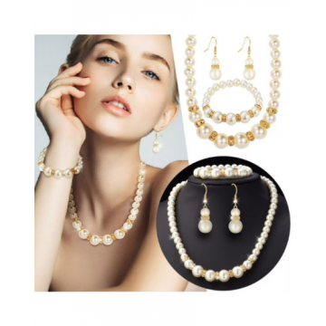 Jordan Baker Vintage Styled Pearl Jewellery - Gold