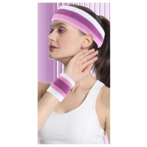 Sweatband Two Toned - Purple
