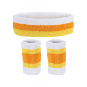 Sweatband Two Toned - Yellow/Orange