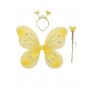 butterfly set wings - yellow