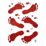 Halloween Wall Sticker Bloody Footprints