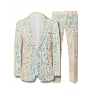 Sequin Blazer Iridescent