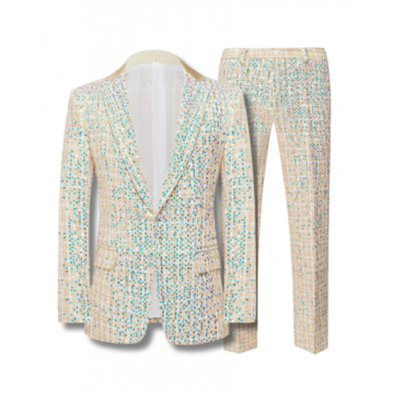 Sequin Blazer Iridescent