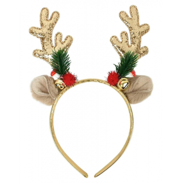 Reindeer Festive Glitter Headband