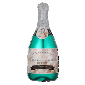 Balloon - Foil Green Champagne Celebrate 36"