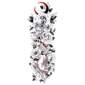 Tattoo Full Sleeve Crescent Moon Fox