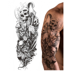 Tattoo Full Sleeve Viking Warrior