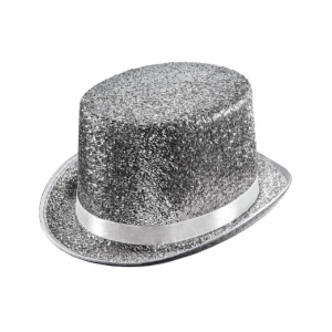 Shiny Top Hat Silver