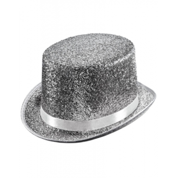 Shiny Top Hat Silver