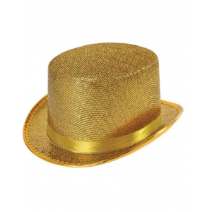 Glitter Top Hat Gold