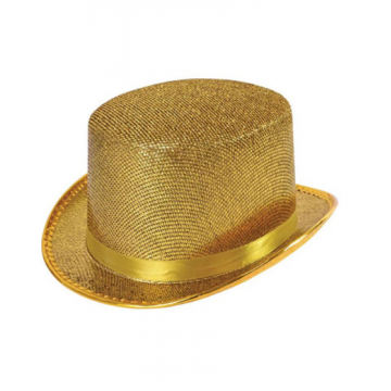 Glitter Top Hat Gold