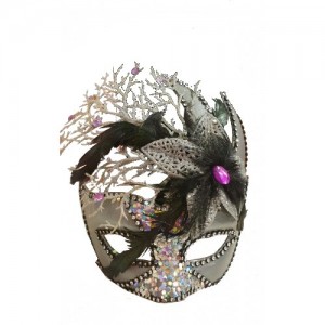 Feathered Eyemask with Glitter