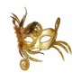 Feathered Masqurade Eyemask (Gold)