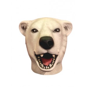 Latex Mask Polar Bear
