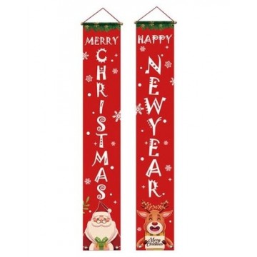 Home/Office Wall Deco Reindeer & Santa Claus